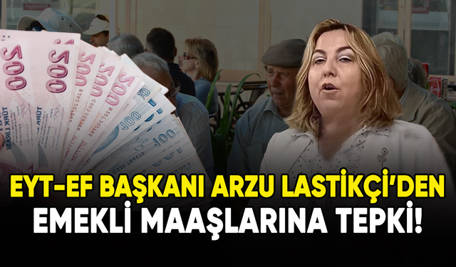 EYT-EF Başkanı Arzu Lastikçi'den emekli maaşlarına tepki!