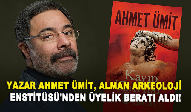 Yazar Ahmet Ümit, üyelik beratı aldı!