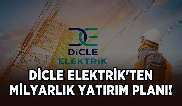 Dicle Elektrik'ten milyarlık yatırım planı!
