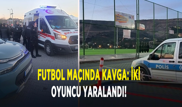 Futbol maçında kavga: iki oyuncu yaralandı!