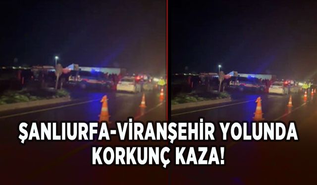 Şanlıurfa-Viranşehir yolunda korkunç kaza!
