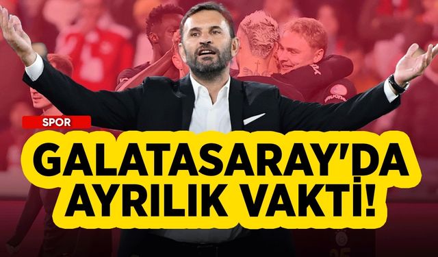 Galatasaray'da ayrılık vakti!