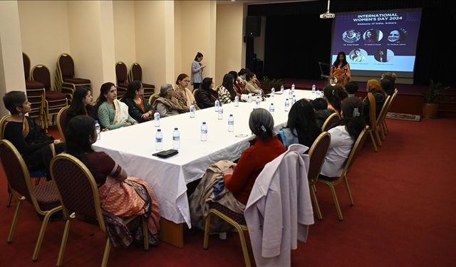 Hindistan'ın Ankara Büyükelçiliği, 8 Mart Dünya Kadınlar Günü münasebetiyle etkinlik düzenledi