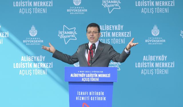 İBB’nin Alibeyköy Lojistik Merkezi hizmete açıldı