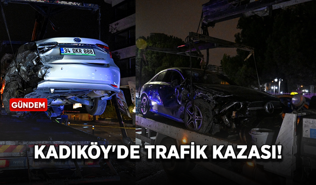 Kadıköy'de trafik kazası meydana geldi!