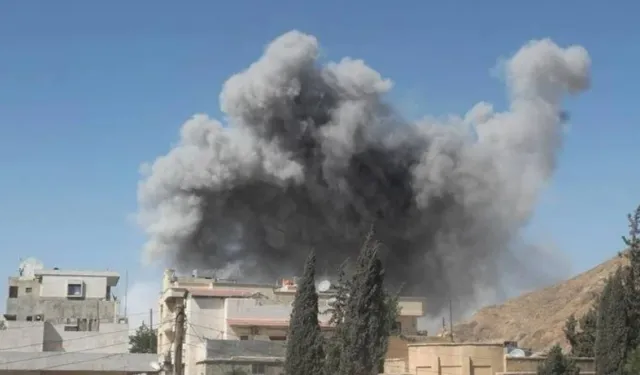 Halep'e hava saldırısı! 40'a yakın kişi öldü
