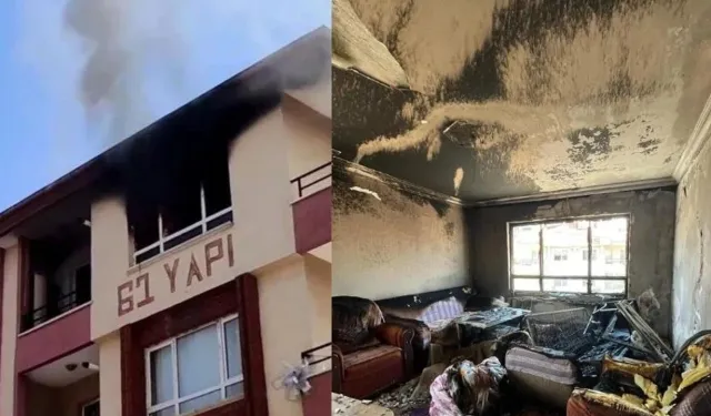 Tahliyesi istenen kiracı evi ateşe vererek kaçtı