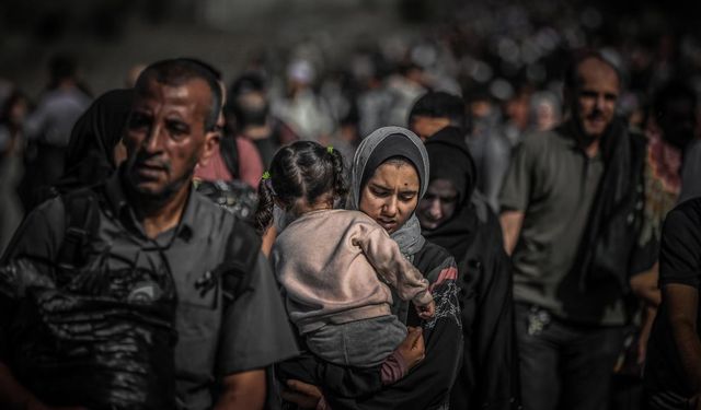 İsrail'in Gazze'nin kuzeyine yönelik saldırıları yeni göç dalgası başlattı