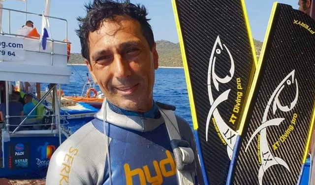 Milli dalgıç Serkan Toprak, nefes egzersizi yaparken fenalaşarak hayatını kaybetti