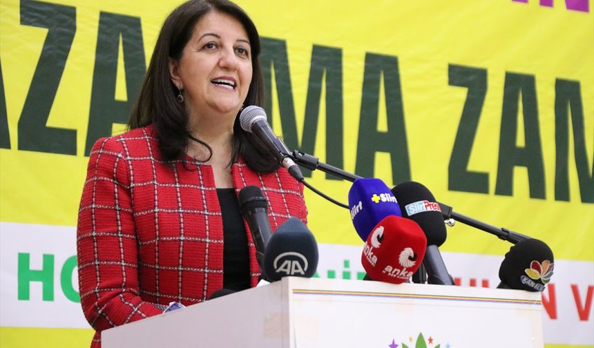SİİRT - HDP Eş Genel Başkanı Buldan, partisinin Siirt kongresinde konuştu