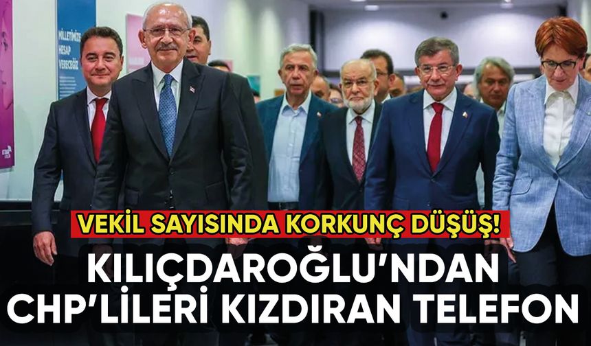 Kılıçdaroğlu'ndan CHP'lileri kızdıran telefon: 'Partilerine dönebilirler'