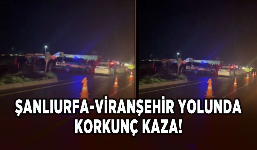 Şanlıurfa-Viranşehir yolunda korkunç kaza!