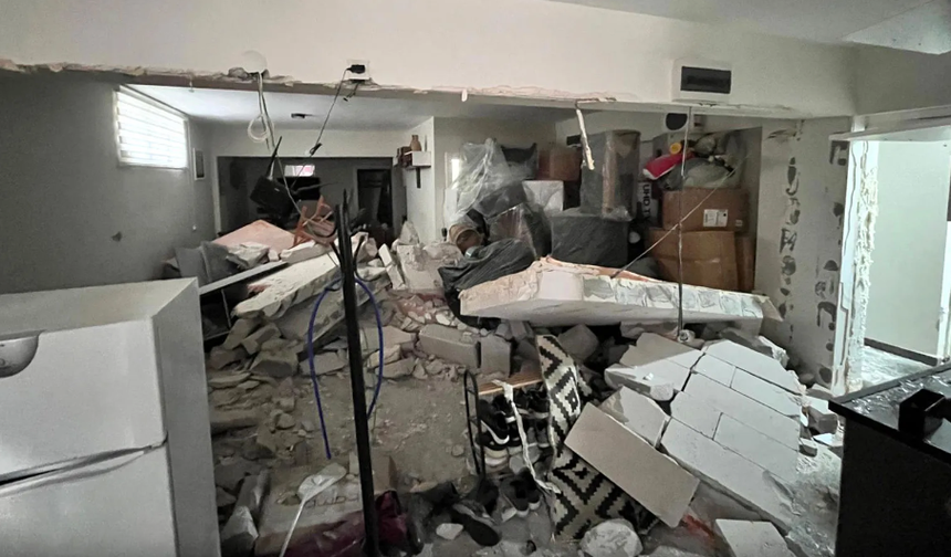 Isparta'da 6 katlı apartmandaki dairede patlama meydana geldi