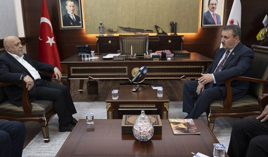 HAK-İŞ Genel Başkanı Arslan'dan Mustafa Destici'ye ziyaret!