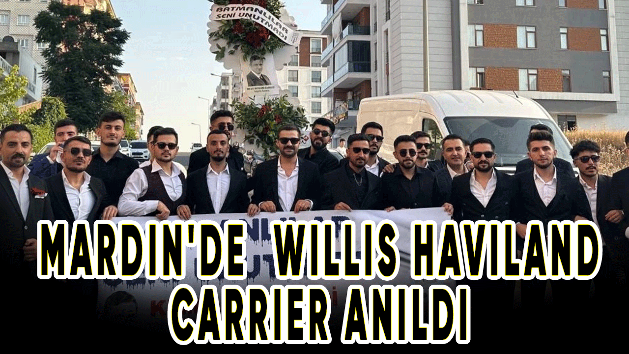 Mardin'de  Willis Haviland Carrier anıldı