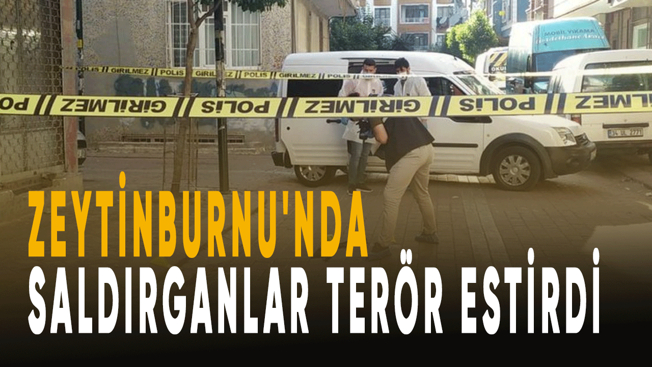 Zeytinburnu'nda saldırganlar terör estirdi