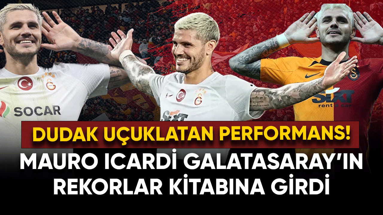 Mauro Icardi Galatasaray'ın rekorlar kitabına girdi