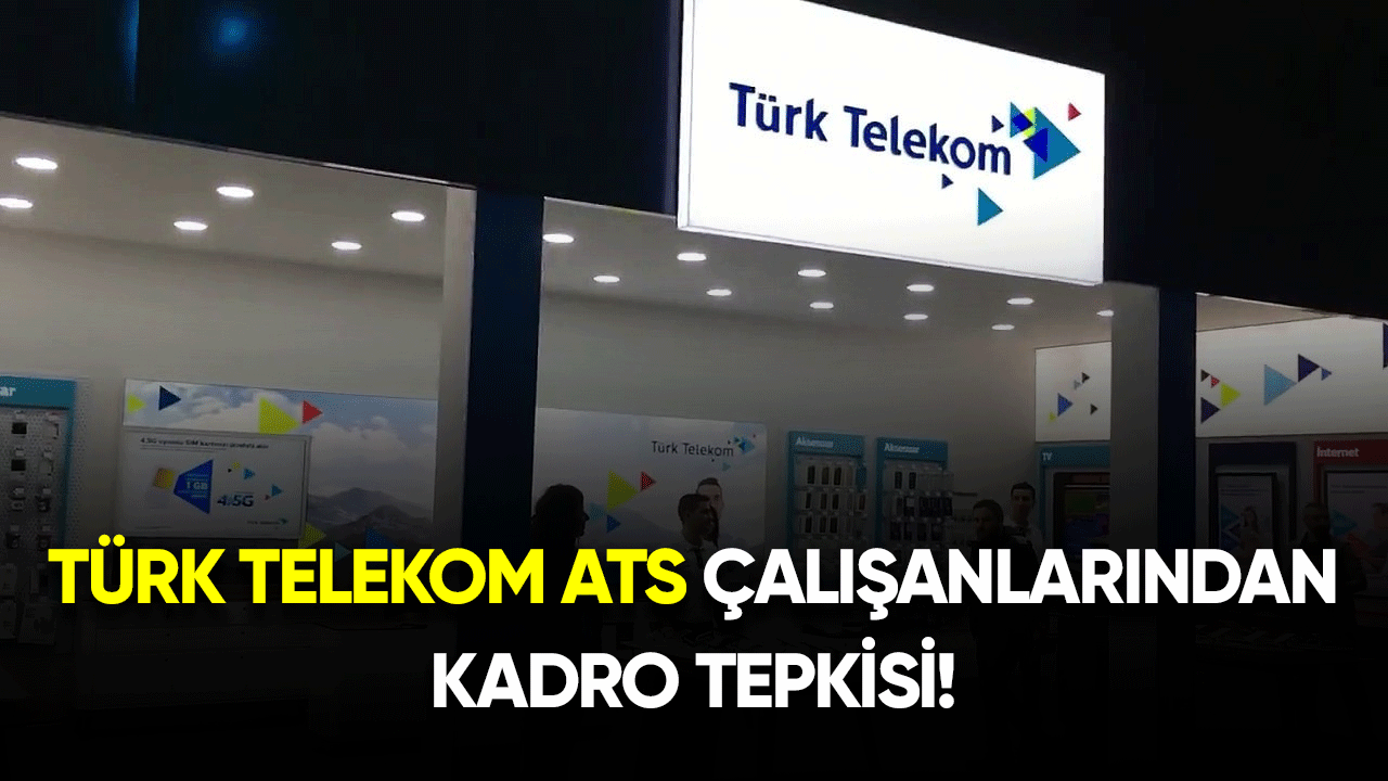 Türk Telekom ATS çalışanlarından kadro tepkisi!