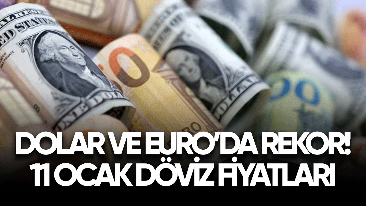 Dolar ve Euro'da rekor! 11 ocak döviz fiyatları