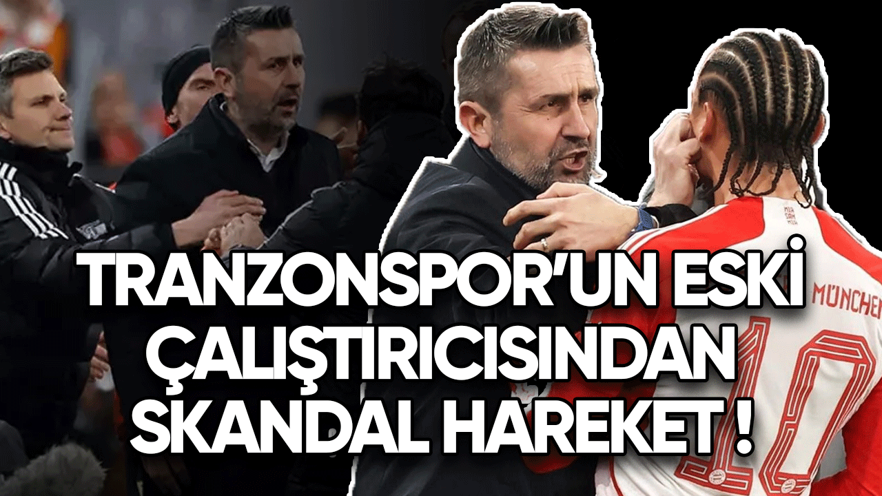 Trabzonspor'un eski hocasından skandal hareket!