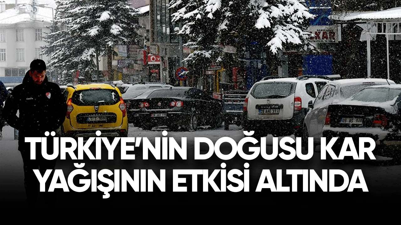 Türkiye'nin doğusu kar yağışının etkisi altında